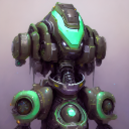 big green healer mecha