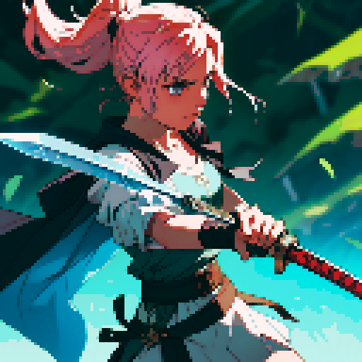 Swinging sword, sword slash, slashing attack