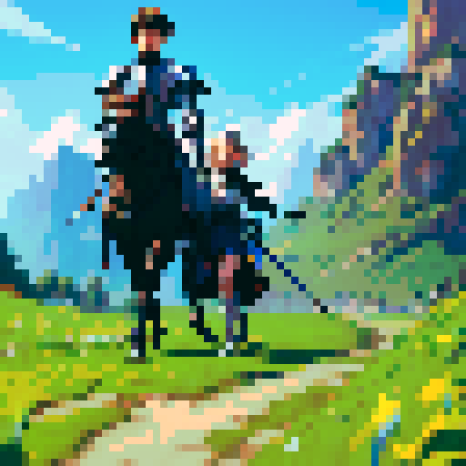 Top down knight character 