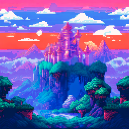 Can you make a mystical land with various biomes