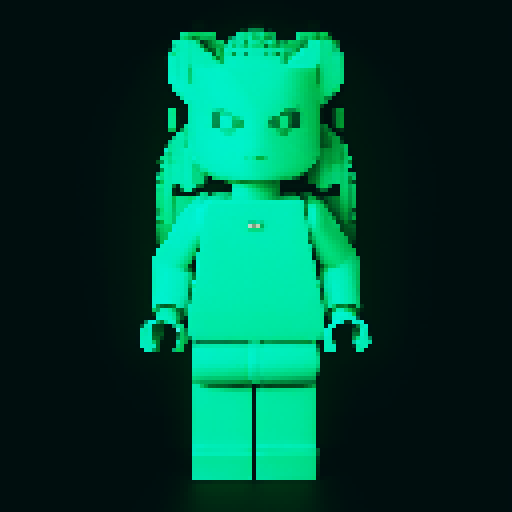 colorful pixel lego blocks arranged in a playful, vibrant composition, showcasing the intricate details and vibrant colors of pixel art in the sRGB color space