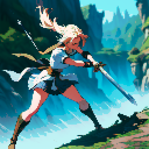 Swinging sword, sword effects art, sword attack animation, swinging sword