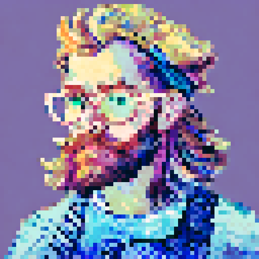 Gucci Van Gogh, pixelated in sRGB, flaunting Gucci fashion, a crown and gold glasses, blended with digital and crypto elements, surrounded by bitcoins, ethereum coins, digital ledgers, exuding cryptocurrency riches, confidence, and success in the digital age, landscape portrait