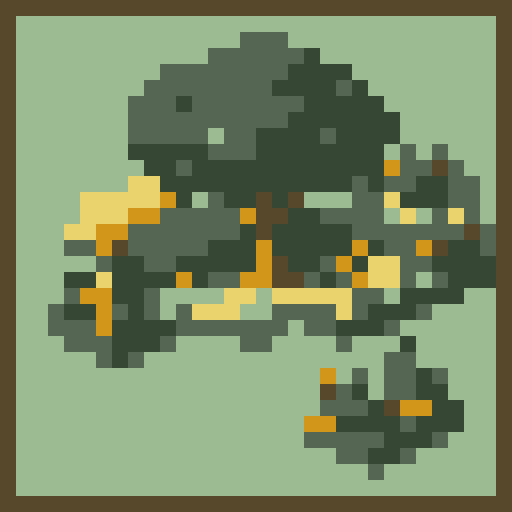 topiary plant, isometric asset, decorative pot, art nouveau garden, sRGB, pixel art