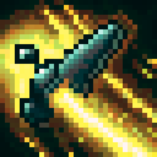 Tank with a sleek metallic exterior, armed with a massive cannon, ready to obliterate enemies, viewed from a top-down perspective with skillful 32x32 pixel art and a close-up portrait style reminiscent of a game icon