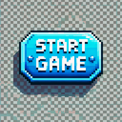 generate a pixel art start game button