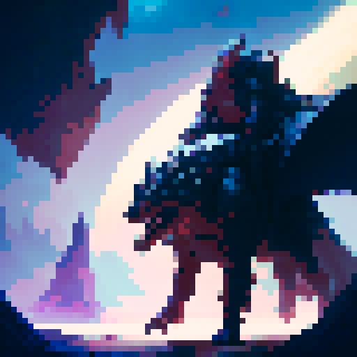 middle-aged warrior, wielding a gleaming, enchanted sword, battles a towering, fire-breathing dragon in a mystical, otherworldly realm