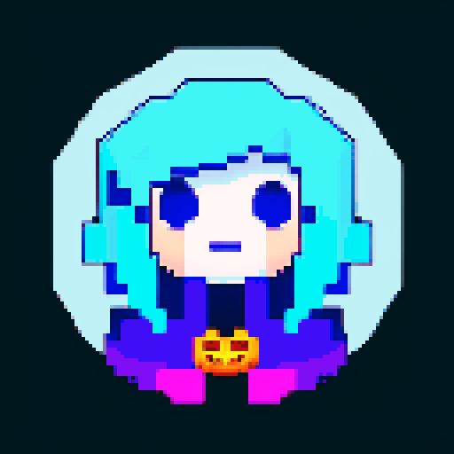 Cute halloween ghost, skillfully crafted in a 32x32 pixel art style, with vibrant sRGB colors, featuring a close-up portrait reminiscent of a game icon