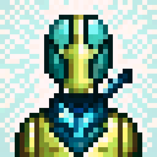 armour, intricate details, metallic shine, embossed patterns, game icon, 32x32 pixel art, sRGB, skill art, close up, portrait
