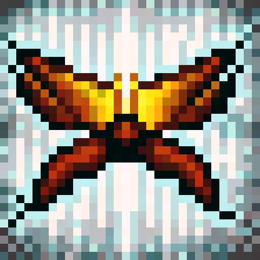 Glowing eyes, jagged teeth, fiery background, menacing horns, and intricate armor for a FINAL BOSS game icon in skillful 32x32 pixel art with a close-up, portrait-style.