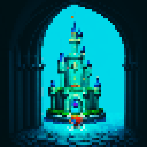 Wizard in an Underwater castle