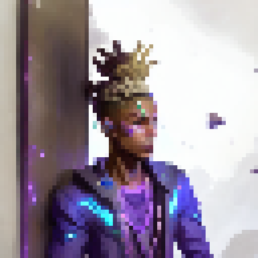 "Ekko, the time-bending prodigy from League of Legends, leaps through a shimmering portal into an ethereal realm of floating crystals, wielding his glowing sword and surrounded by wispy, otherworldly spirits."