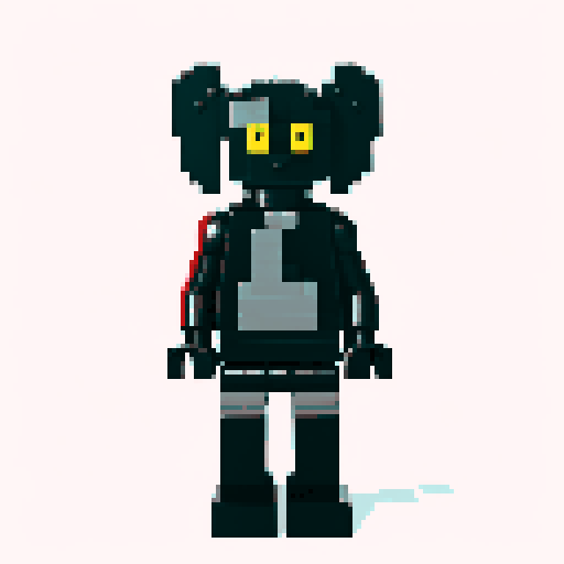 colorful pixel lego blocks arranged in a playful, vibrant composition, showcasing the intricate details and vibrant colors of pixel art in the sRGB color space