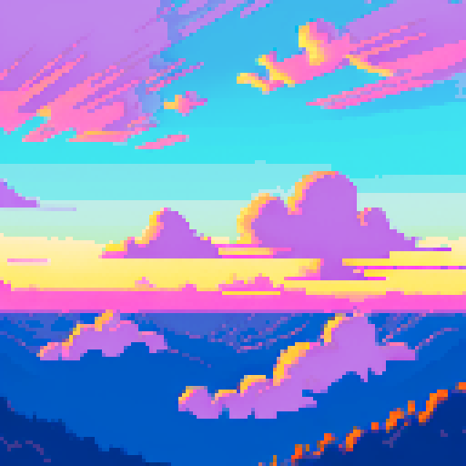 Cloudy sky during sunrise