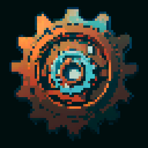 simple, old rusty gear