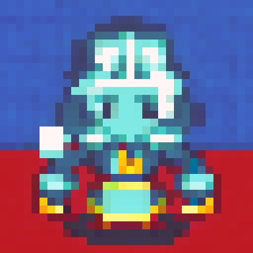 Warrior sprite, knightly colors