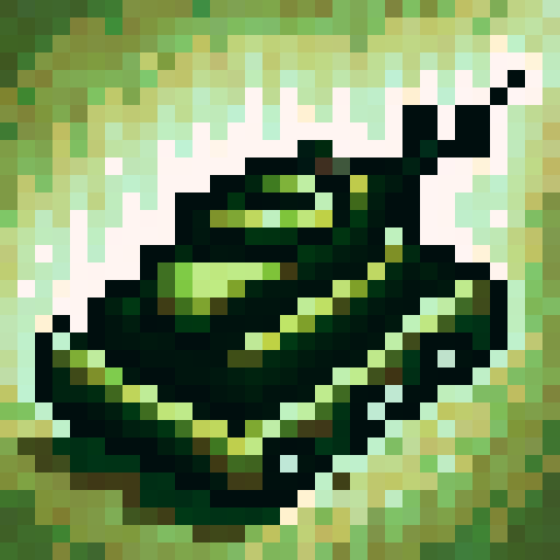 top-down pixel art sprite, World War II army tank, bird's eye view, sleek olive green body, rugged tank treads, rotating turret, menacing barrel, pixel art, sRGB, game asset