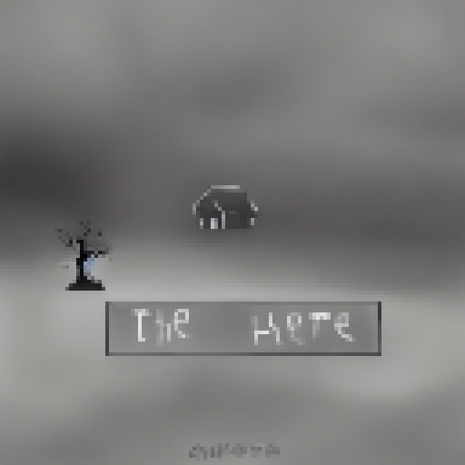 bleak landscape with gray, cloudy sky