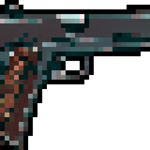 The M1911 is a short-recoil operated, locked breech, semi-automatic pistol. It has a single action trigger with a frame-mounted manual safety that locks the sear to the hammer as well as preventing slide movement when engaged. The manual thumb safety may be engaged only when the hammer is fully back. An additional "grip" safety is incorporated into the rear of the grip that locks the trigger when the gun is not held in the hand properly.