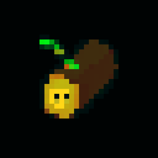 pixel art 2d brown wooden log