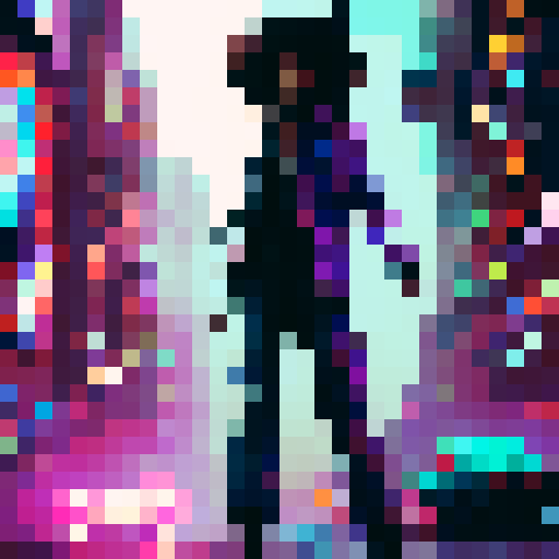 Dreadlocked character running through a neon-lit cityscape at night, wind whipping hair and clothes around them, with graffiti-covered buildings and futuristic flying cars in the background, all rendered in a vibrant and stylized comic book art style.