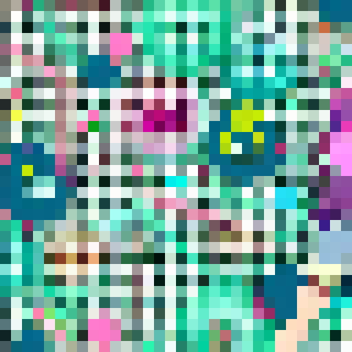 Cute anime girl with pink hair, holding a giant lollipop in a pastel-colored candy store surrounded by candy jars and a neon sign, in an anime style.