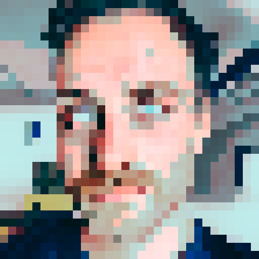 portrait man with blue eyes and beard