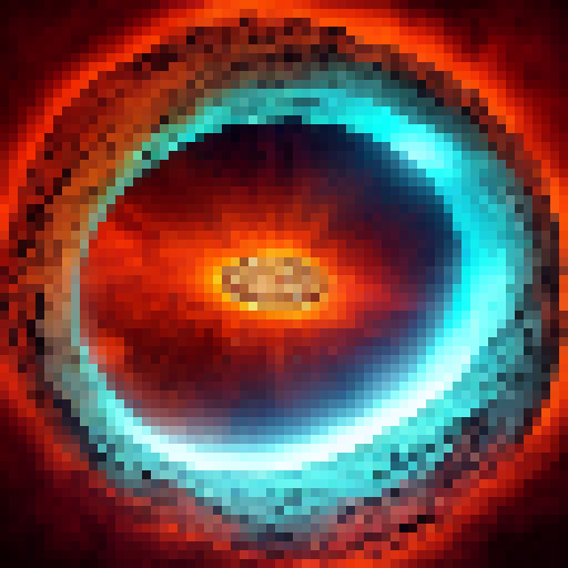 Round runic portal to another dimension