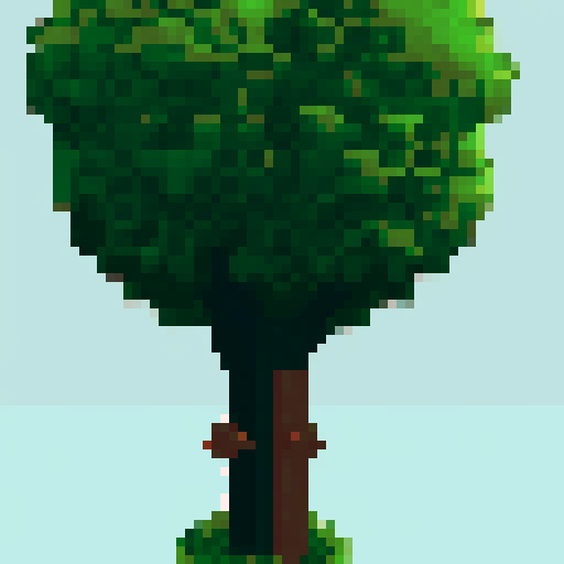 Draw a tree in the same style, just change the foliage