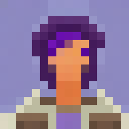 purple haired pirate