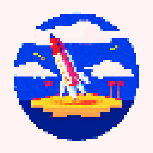 rocket landing on the moon