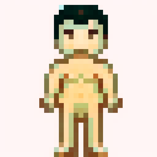 The reference image is a nude Human male facing forward. Make the sideways direction, the backwards direction, and two walking frames.