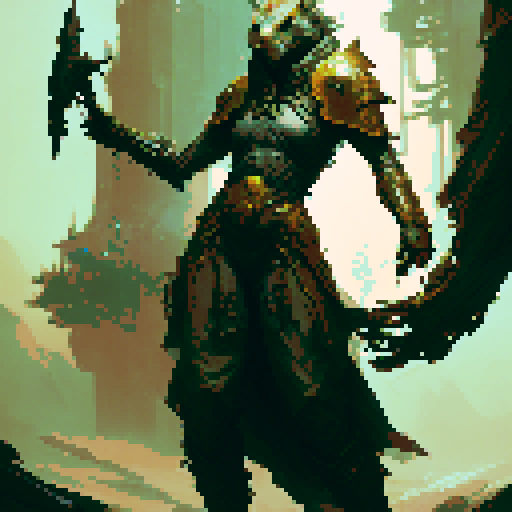 Male Druid, Strong build, Nature themed armor, Imposing stance, Intense glare, Fantasy Medieval RPG