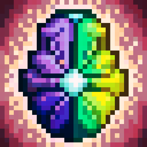 Spawns a purple flower, game icon, 16x16, pixel art, close up, portrait, vibrant colors, delicate petals, intricate details, glowing center, shadowed background, minimalistic design