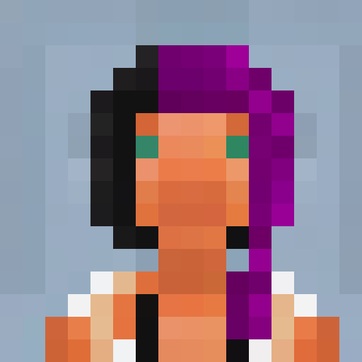 Girl with black hair 