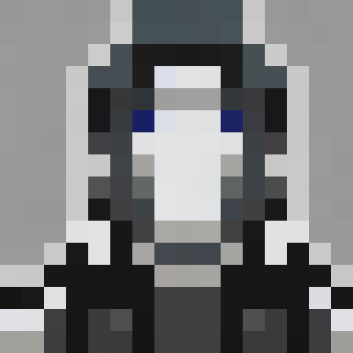 pokemon gloom, monochrome, 16x16, game icon, pixel art, close up, facing right, white foreground, black background