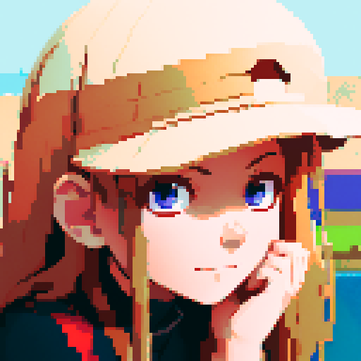 Copy reference image, pixel art
