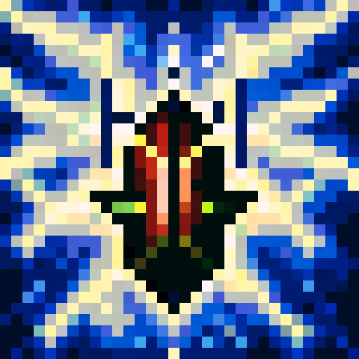 Player controlled space ship of small size with no background. fantasy sci-fi space game.