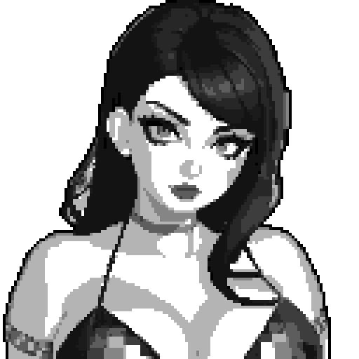 curvy, cute, goth girl,  black hair, purple eyeshadow, red lipstick. wearing bikini. glamour shot.