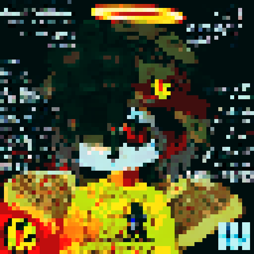 detailed, masterpiece, smooth pixels, reduce noise, character portrait, close up, anime style, pixel art, vibrant colors, flowing hair, expressive eyes, soft skin, intricate clothing, dynamic pose, delicate brushstrokes, glowing background