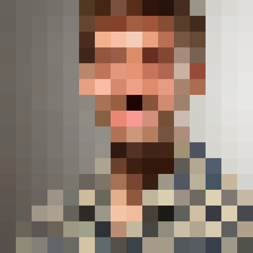 Reference image, rendered pixel art style