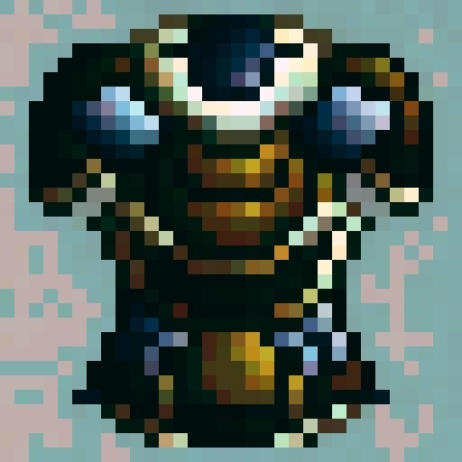 Skeletal warrior armor, bone white colors