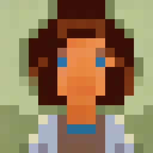 A young adventurous girl with white hair, pale skin, tall boots and a blue tunic. She has a rock climbers build.