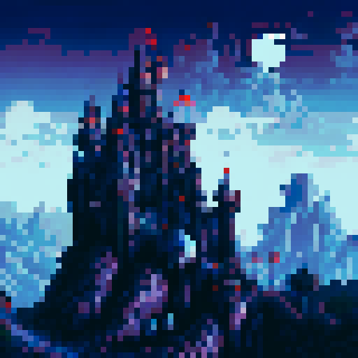 Dark mid evil themed castles