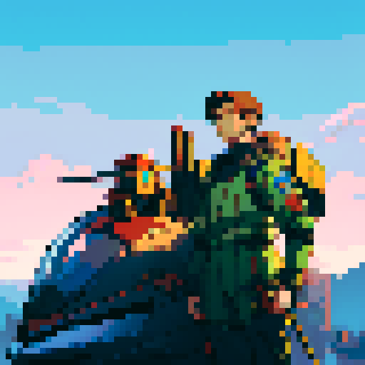 Male Helmed mech pilot 