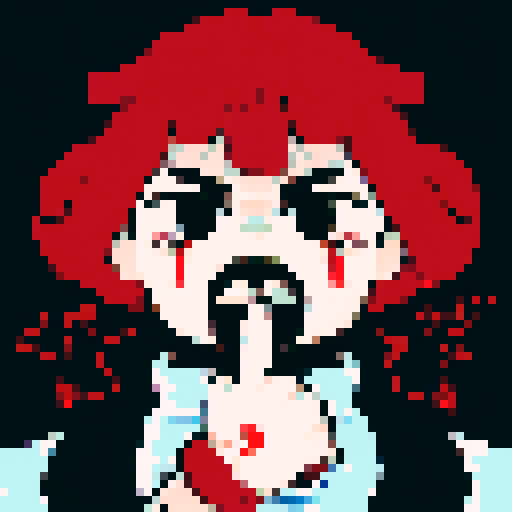 Muhammad Ali, fierce determination, boxing gloves, bursting through brick walls, anime-style close-up portrait, pixelated fists.