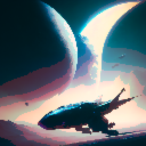 basilisk looking at the moon hoping to reach their one day