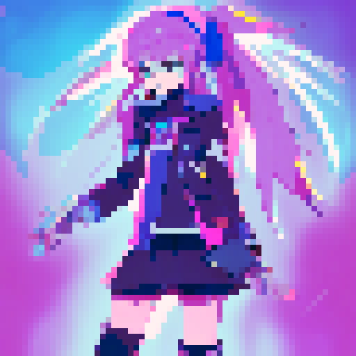 hacker girl, cyberpunk