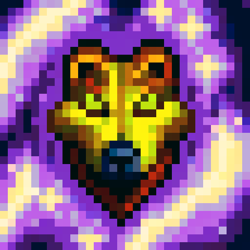 Hachiko, loyal and determined, with vibrant colors and clean lines, captured in a close-up, iconic 32x32 pixel art, skillfully showcasing his portrait