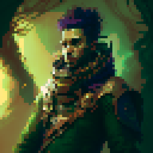 create a male earth element wizard with an emerald inspired color palette casting a foresight spell 